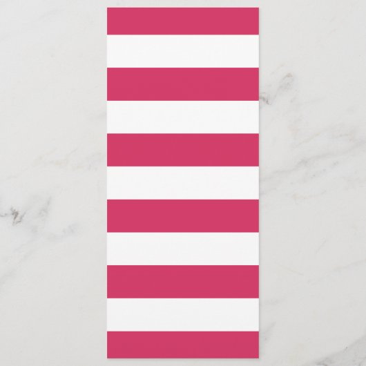 Rosé Garden | Menu Vrijgezellenfeest (Achterkant)