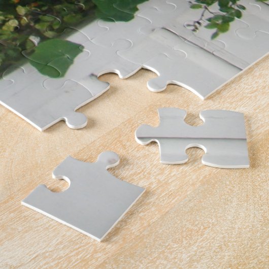 Rose Garden Path Inspirational Acrylic Print Legpuzzel (Zijkant)