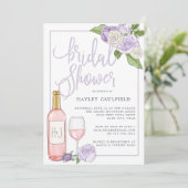 Rosé Garden | Vrijgezellenfeest voor wijnproeverij Kaart (Staand voorkant)