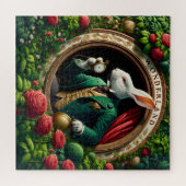 Rose Gate Timekeeper Rabbit Legpuzzel (Horizontaal)