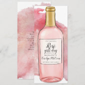 Rosé Girls Day Bachelorette Kaart (Voorkant / Achterkant)