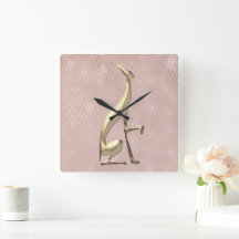 Rose Gold Art Deco Pink