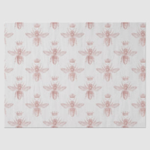 Rose Gold Bee Series Design 2 Vloeipapier Tissuepapier