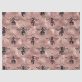 Rose Gold Bee Series Design 9 Tissuepapier