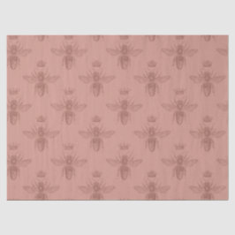 Rose Gold Bij Serie Design 18 Tissuepapier