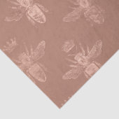 Rose Gold Bij Serie Design 19 Tissuepapier (Detail)