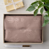 Rose Gold Bij Serie Design 19 Tissuepapier (Geschenk)