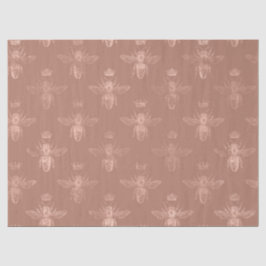 Rose Gold Bij Serie Design 19 Tissuepapier