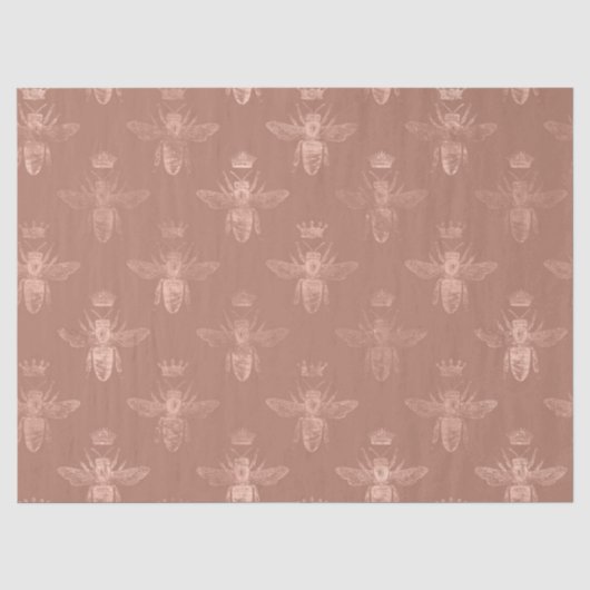 Rose Gold Bij Serie Design 19 Tissuepapier (Voorkant)