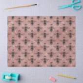 Rose Gold Bij Serie Design 1 Tissuepapier (Craft)
