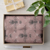 Rose Gold Bij Serie Design 1 Tissuepapier (Geschenk)