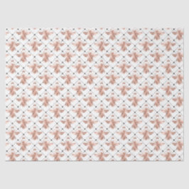 Rose Gold Bij Serie Design 4 Tissue Papier