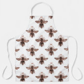 Rose Gold Bij Serie Design 6 Schort (Voorkant)
