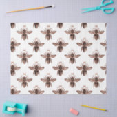 Rose Gold Bij Serie Design 6 Tissue Papier (Craft)
