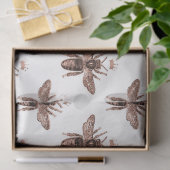 Rose Gold Bij Serie Design 6 Tissue Papier (Geschenk)
