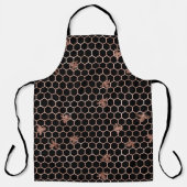 Rose Gold Bij Serie Design 7 Schort (Voorkant)