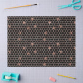Rose Gold Bij Serie Design 7 Tissue Papier (Craft)
