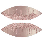 Rose Gold Blush Glitter Sparkle Drips Girly Chic American Football (Panelen)