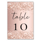 Rose gold blush  kaart (Achterkant)