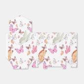 rose gold butterfly bedankdoosjes (Uitgevouwen)