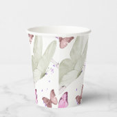 rose gold butterfly papieren bekers (Rechts)