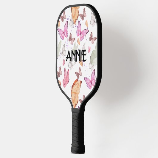rose gold butterfly pickleball paddle (Links)