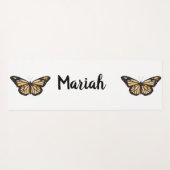 rose gold butterfly yogamat (Achterkant (horizontaal))