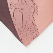 Rose Gold Celestial Moon Blanket – Luxury Seamless Fleece Deken (Hoek)