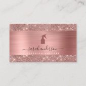 Rose Gold Chic Cleaning Services Visitekaartje (Voorkant)