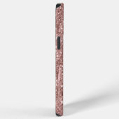 Rose Gold Chic Monogram iPhone Hoesje (Rechterkant)