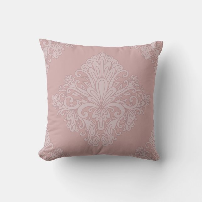 Rose Gold Decorative Pattern, Elegant Kussen (Voorkant)