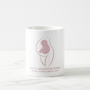 Rose Gold Doula Geboorte Koffiemok