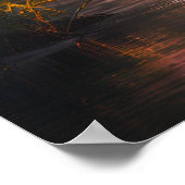 Rosé Gold Flamingo Serenity Poster (Hoek)