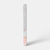 Rose Gold Geometric Abstract Pattern Samsung Galaxy Hoesje (Linkerkant)