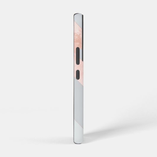 Rose Gold Geometric Abstract Pattern Samsung Galaxy Hoesje (Rechterkant)