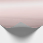 Rose Gold Glamour Elegant Template Glossy Gift Cadeaupapier (Hoek)