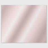 Rose Gold Glamour Elegant Template Glossy Gift Cadeaupapier (Vlak)