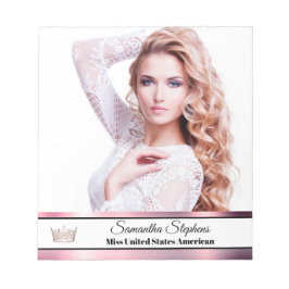 Rose Gold Glans Handtekeningblok Notitieblok