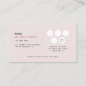 Rose Gold Glitter Beauty Aesthetics Loyalty &  Visitekaartje (Achterkant)