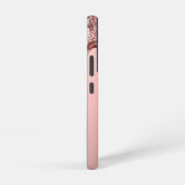 Rose Gold Glitter Drip – Glam Metallic Samsung Galaxy Hoesje (Rechterkant)