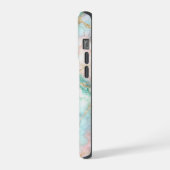 Rose Gold Marble iPhone Hoesje (Linkerkant)