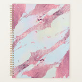 Rose Gold Marble Pastel Pattern Planner (Voorkant)