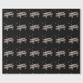 Rose Gold Merry Christmas - Holiday Design Cadeaupapier (Vlak)