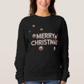 Rose Gold Merry Christmas - Holiday Design Trui (Voorkant)
