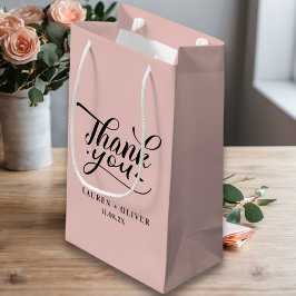 Rose Gold | Minimalistische Trouw Dank Je Klein Cadeauzakje