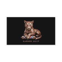 Rose Gold Panther Professionele Kapperszaak Logo 