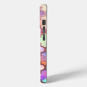 Rose Gold & Pastel Moroccan Quatrefoil Case-Mate iPhone Case (Achterkant / Links)