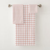 Rose Gold Plaid Towel Elegant Gift for Her Spa Day Bad Handdoek (Insitu)