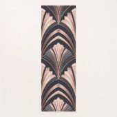 Rose Gold Romance Neo Art Deco Fan Design Yogamat (Voorkant)