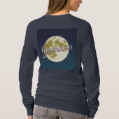 Rose Gold Script Grandma Moon Blue Sky T-Shirt (Achterkant)